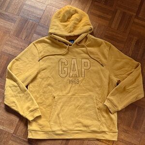 GAP Men's Mustard Hoodie